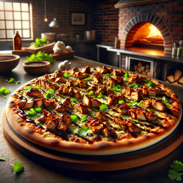 Papa Johnʼs Barbecue Chicken Pizza