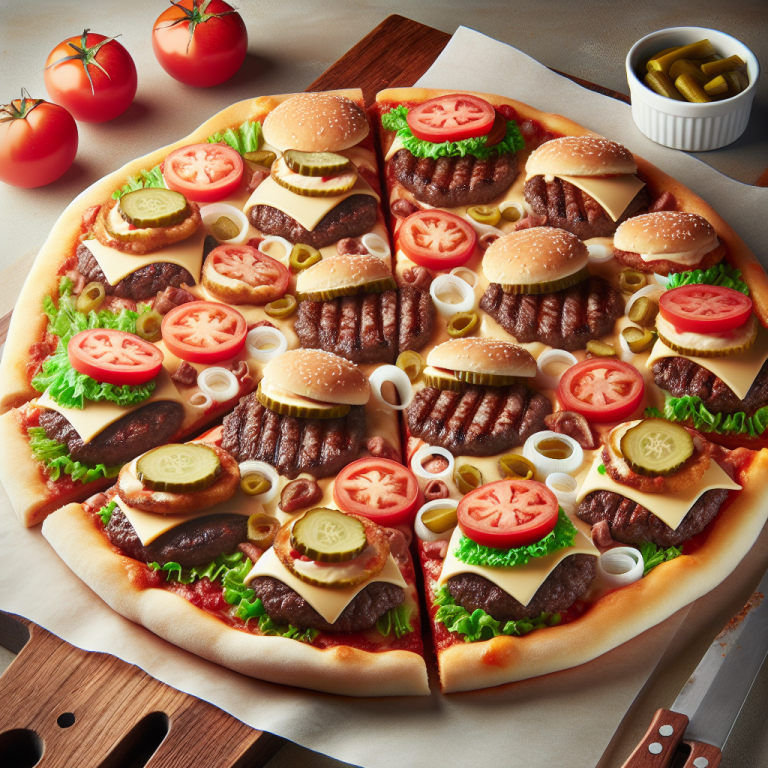 Papa Johnʼs Burger Pizza