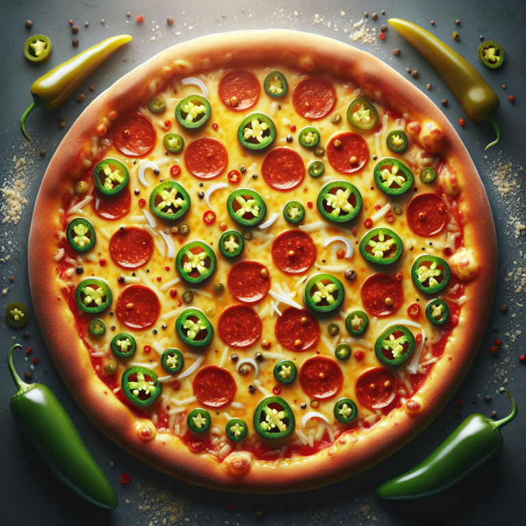 Papa Johnʼs Jalapeno Pizza