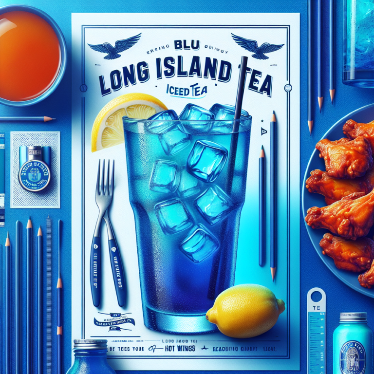 Blue Long Island Iced Tea Buffalo Wild Wings