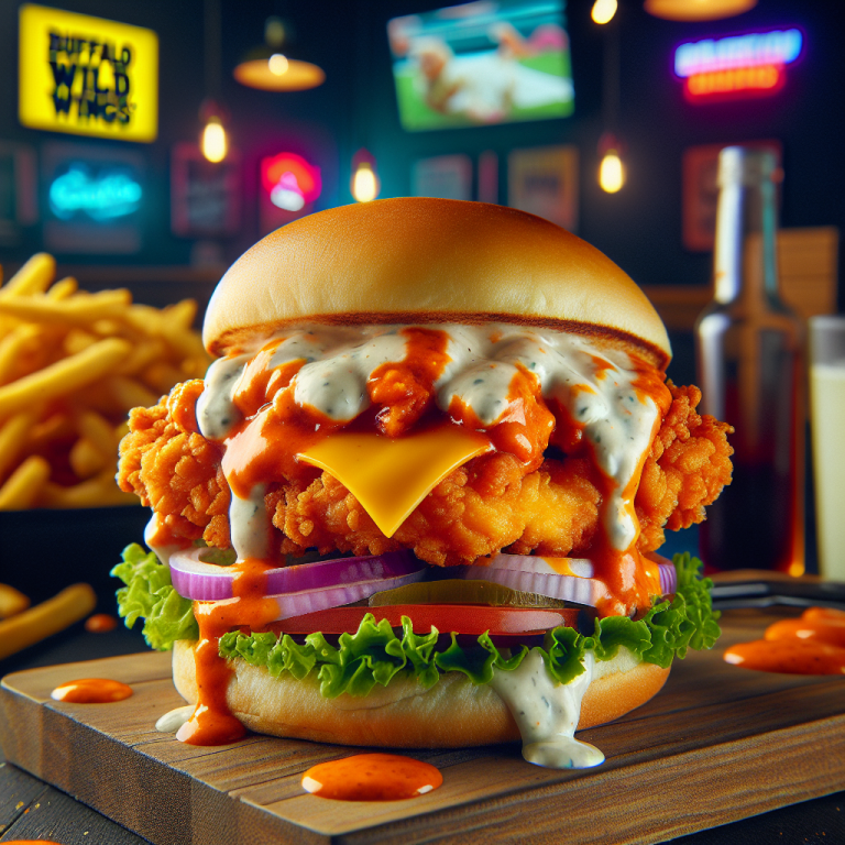 Buffalo Ranch Chicken Sandwich Buffalo Wild Wings