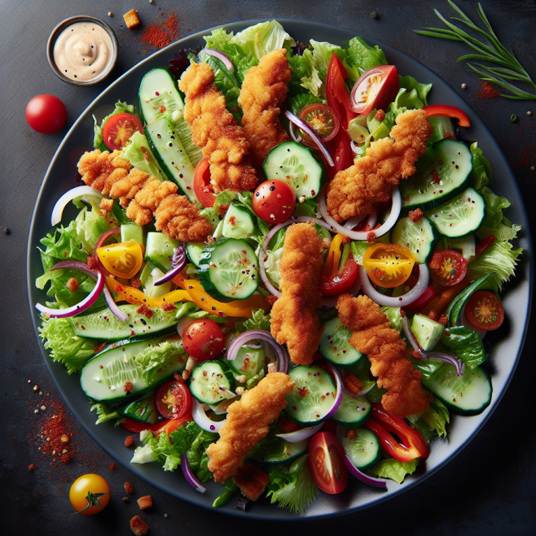 Buffalo Wild Wings Chicken Tender Salad