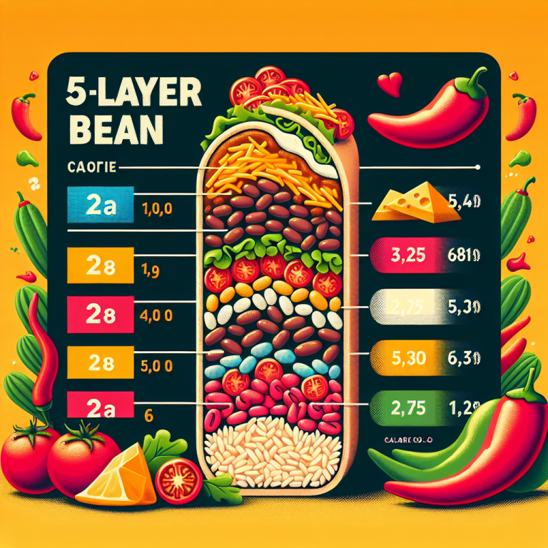 5 Layer Bean Burrito Taco Bell Calories