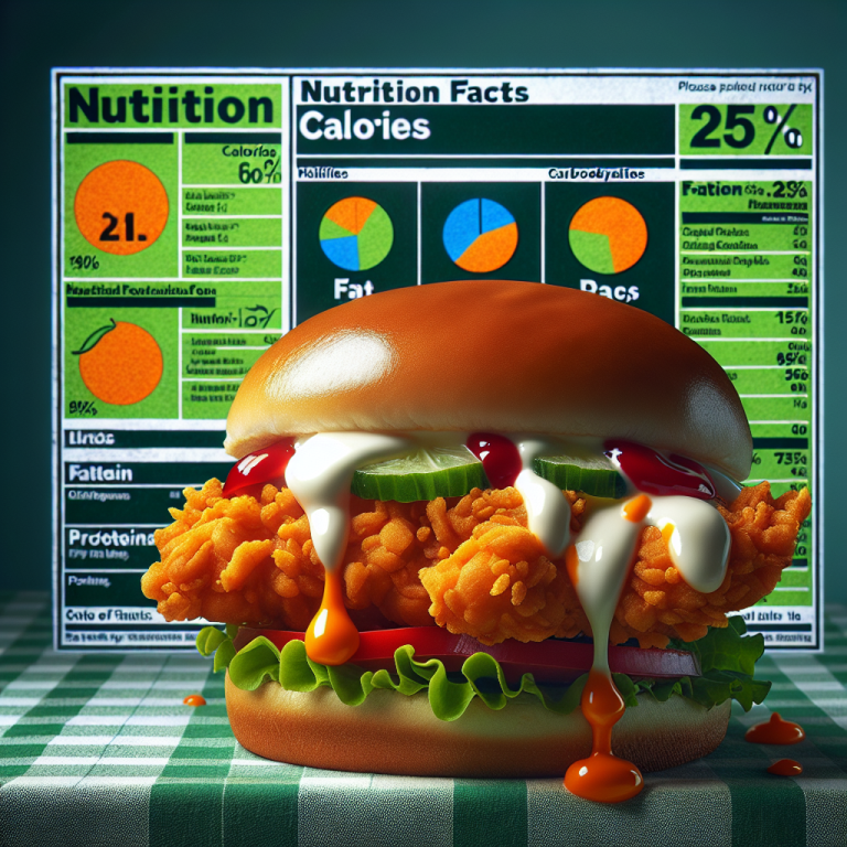 Popeyes Spicy Chicken Sandwich Nutrition Facts