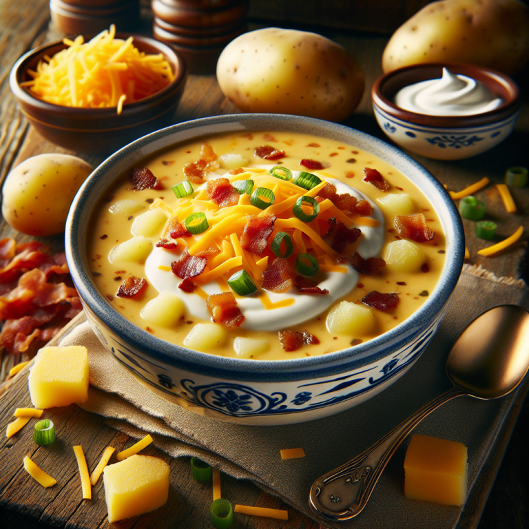 Texas Roadhouse Loaded Potato Soup Bowl