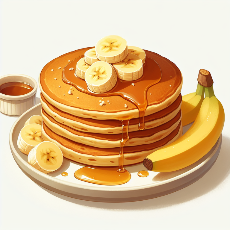 Banana Pancakes Dennyʼs