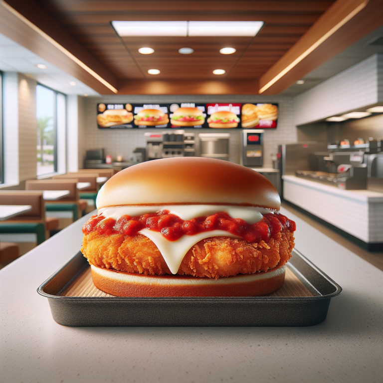 Burger King Chicken Parmesan Sandwich 2021