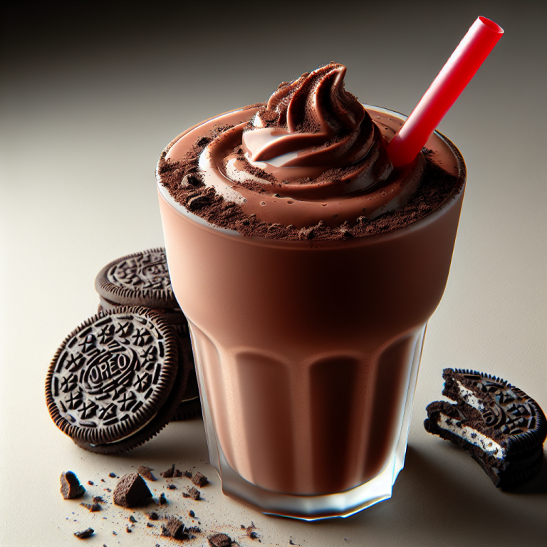 Burger King Chocolate Oreo Shake