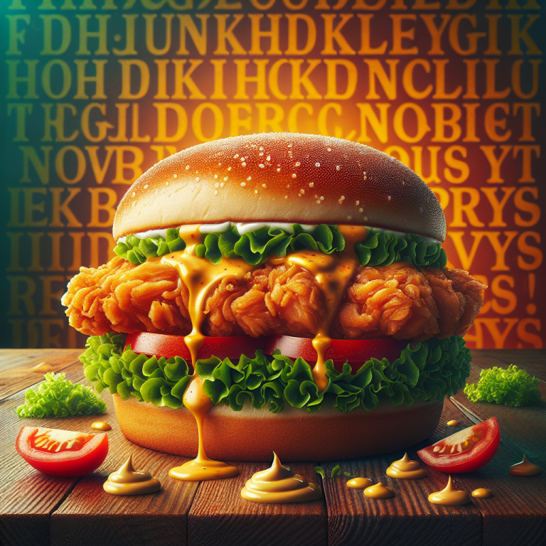 Burger King Honey Mustard Chicken Sandwich