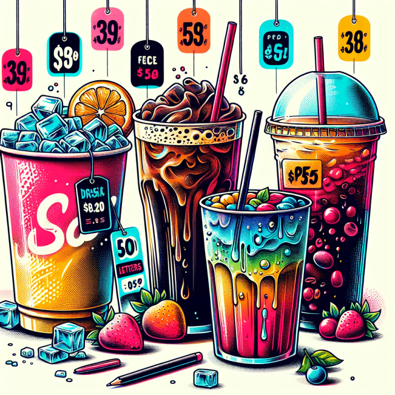 Burger King Menu Drinks