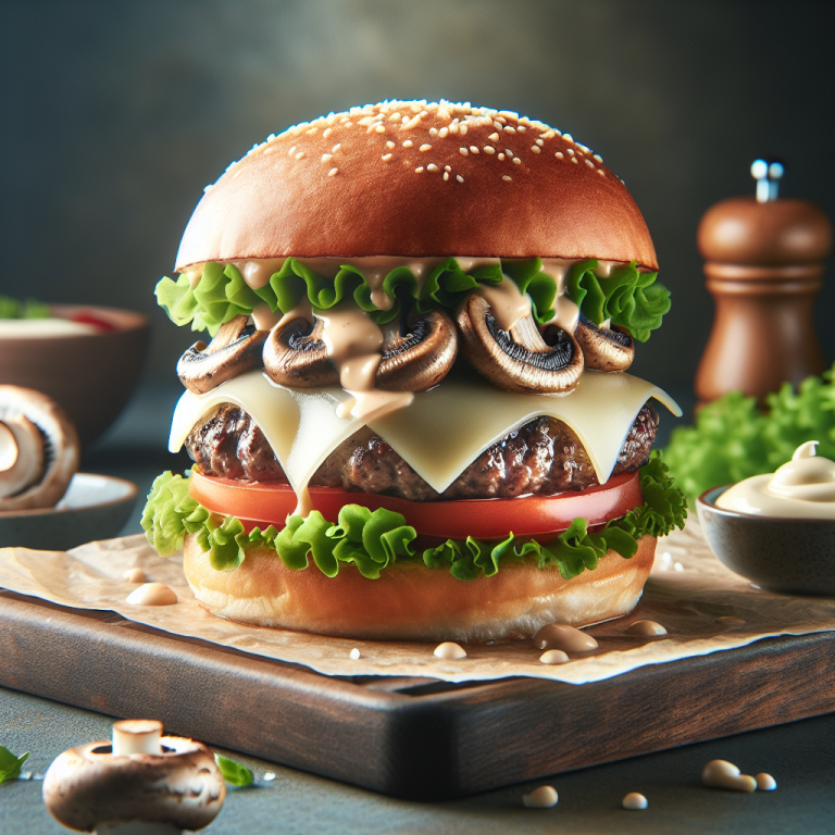 Burger King Mushroom Swiss Burger