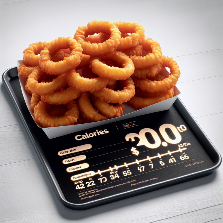 Burger King Onion Rings Calories Medium