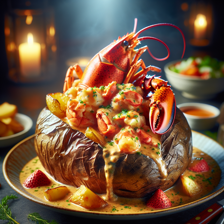 Creamy Lobster Baked Potato Red Lobster