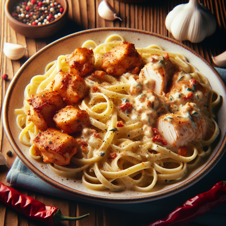 Garlic Linguini Alfredo Cajun Chicken Red Lobster