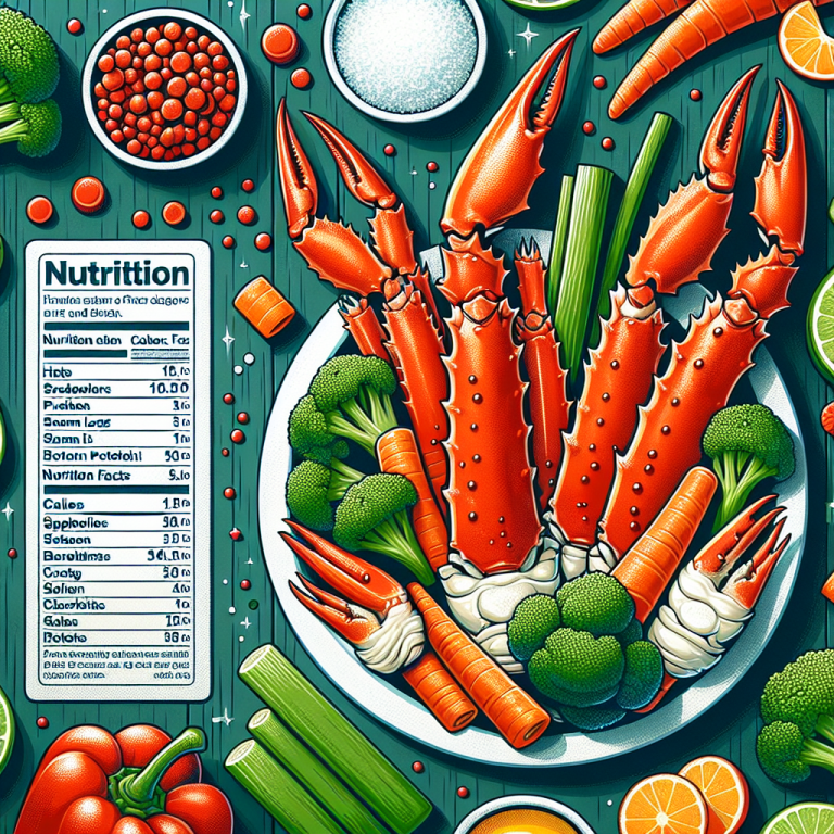 Red Lobster King Crab Legs Nutrition