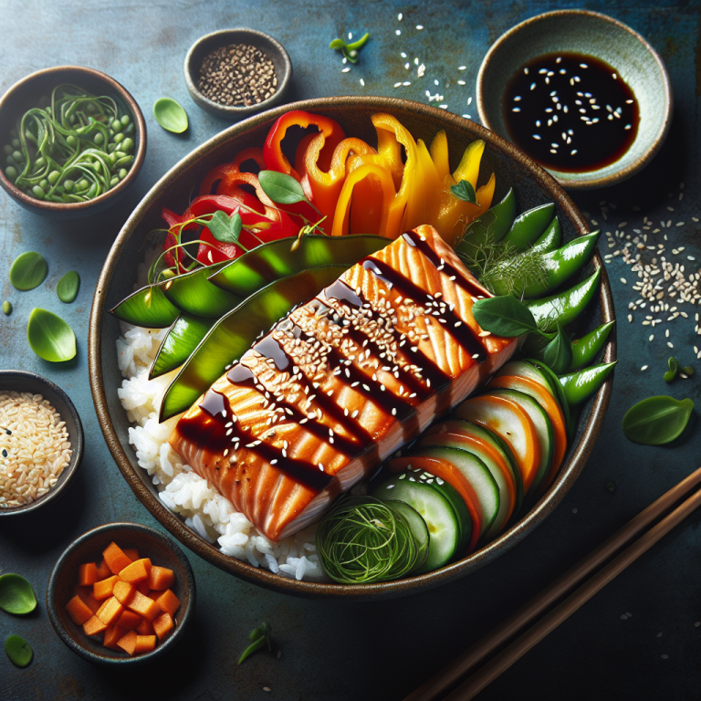 Red Lobster Sesame Soy Salmon Bowl