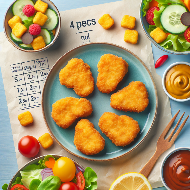 ArbyʼS 4 Piece Chicken Nuggets Nutrition