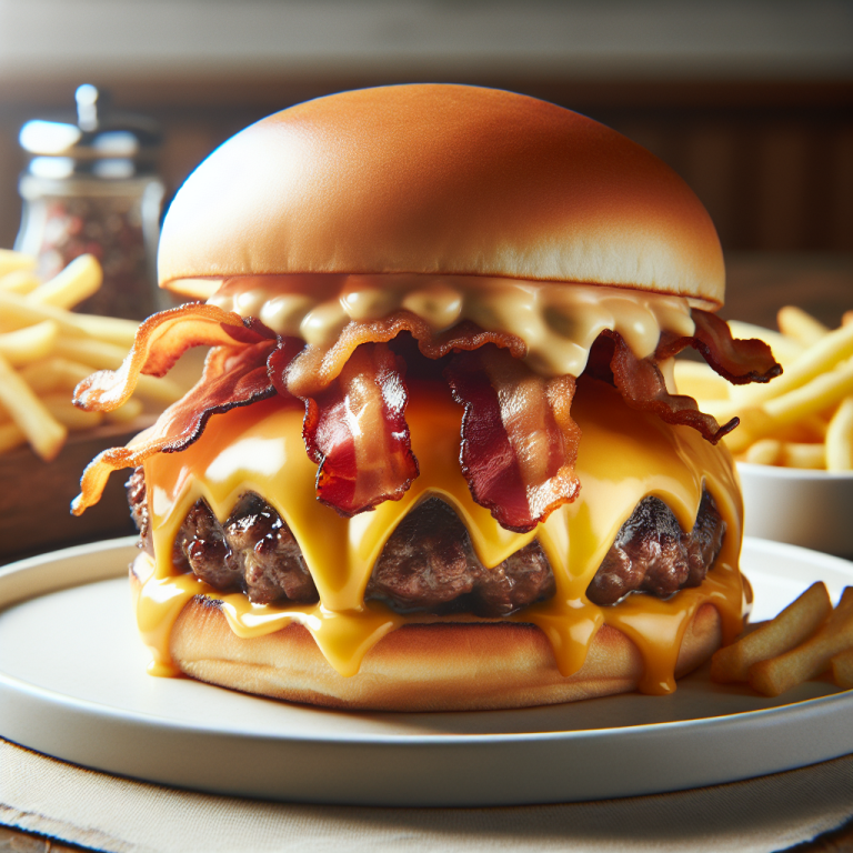 ArbyʼS Big Cheesy Bacon Burger