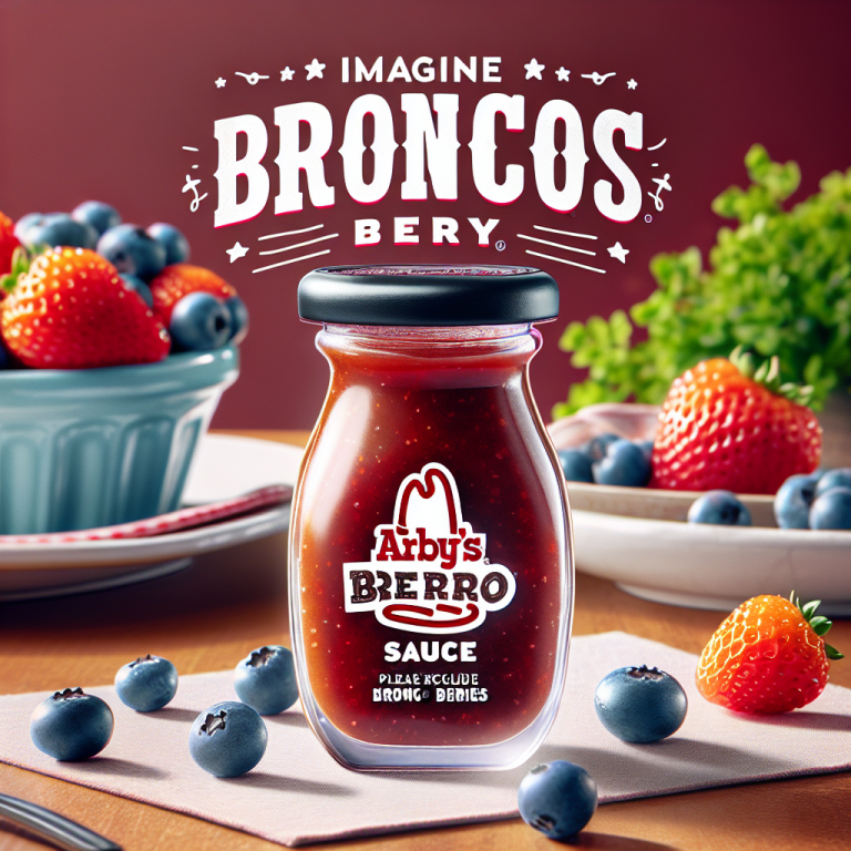 Arbyʼs Bronco Berry Sauce