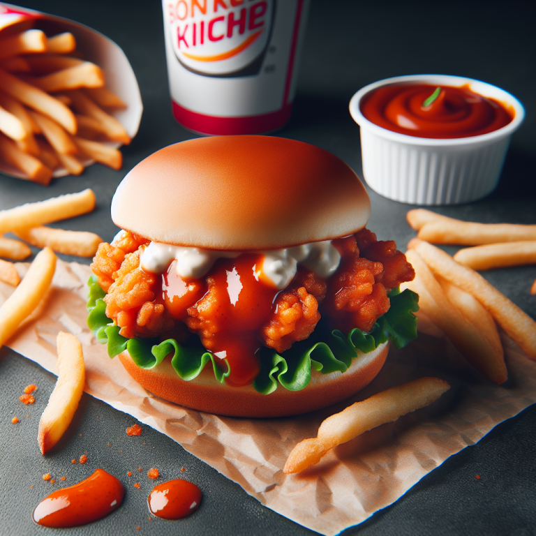 Arbyʼs Buffalo Chicken Slider