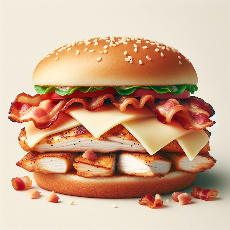 ArbyʼS Chicken Bacon Swiss Nutrition