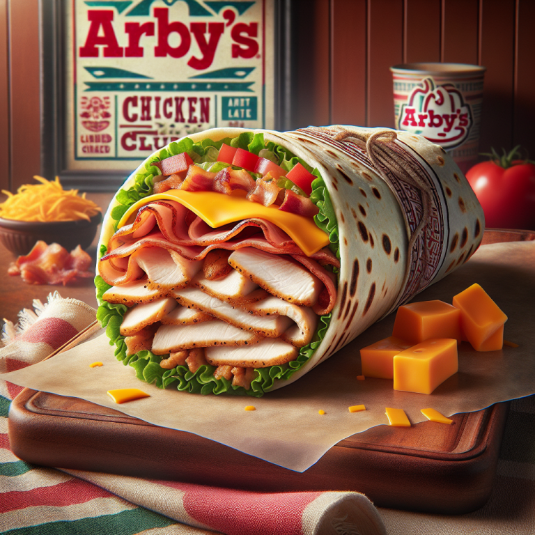 Arbyʼs Chicken Club Wrap