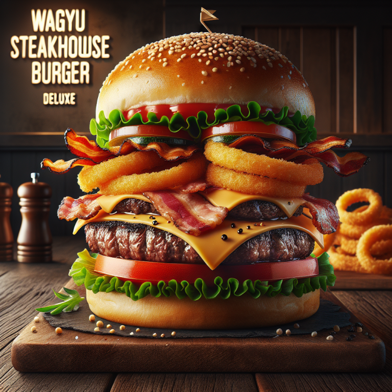 Arbyʼs Deluxe Wagyu Steakhouse Burger