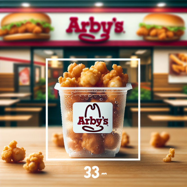 Arbyʼs Popcorn Chicken Shakers