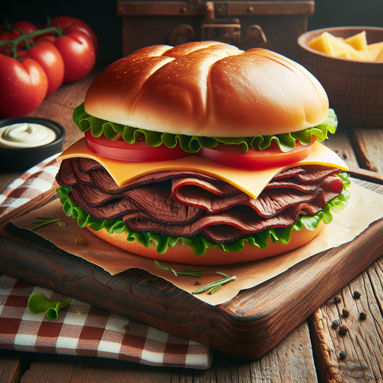 Arbyʼs Roast Beef Deluxe