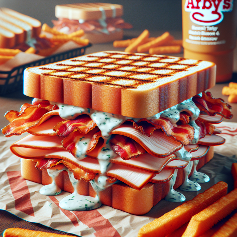 Arbyʼs Roast Turkey Ranch & Bacon Sandwich