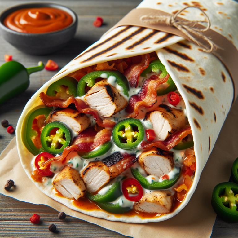 Jalapeno Bacon Chicken Wrap Arbyʼs Calories