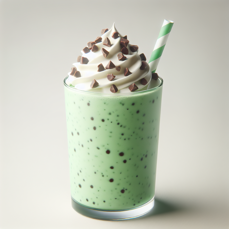 Mint Chocolate Chip Shake Arbyʼs