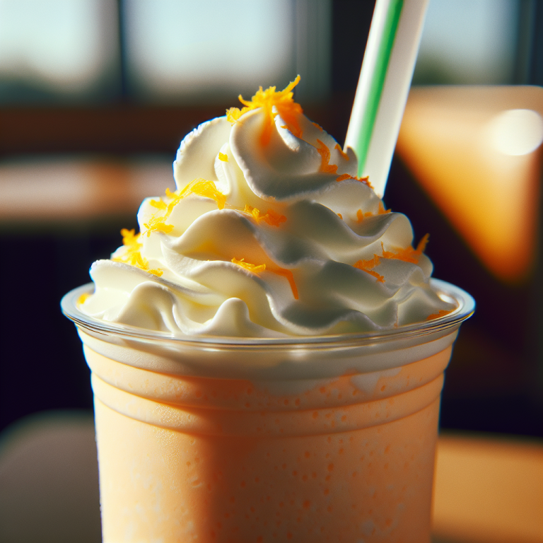 Orange Cream Shake Arbyʼs