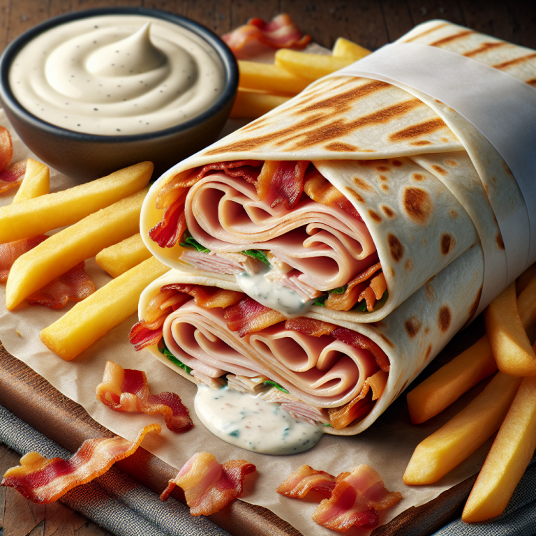 Turkey Bacon Ranch Wrap Arbyʼs