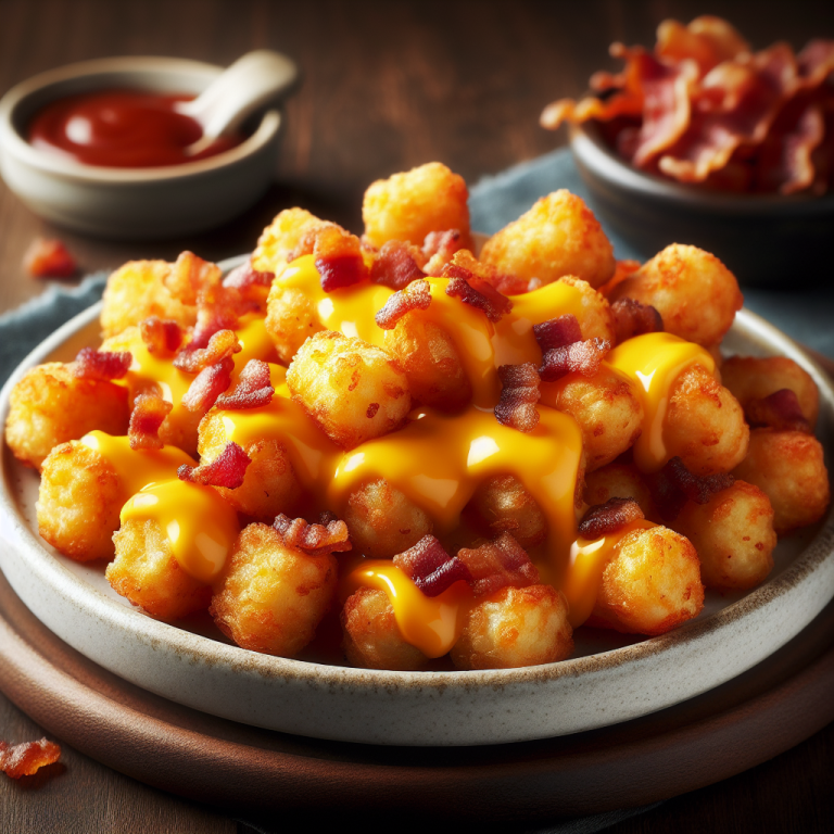 Cheddar Bacon Loaded Tots Dominoʼs