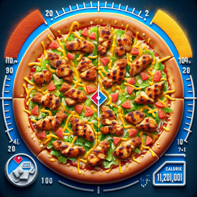 Dominoʼs Chicken Taco Pizza Calories