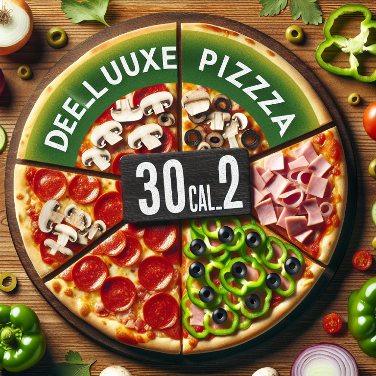 DominoʼS Deluxe Pizza Calories