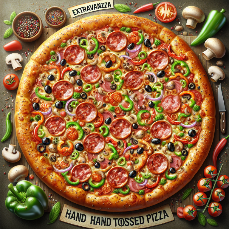 Dominoʼs Extravaganzza Hand Tossed Pizza