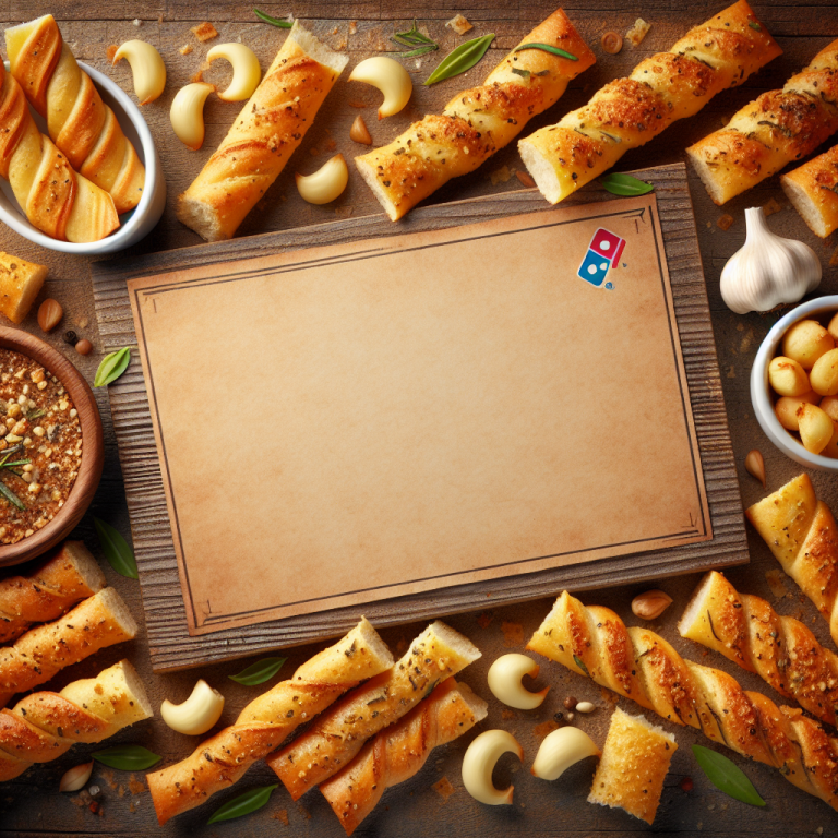 Dominoʼs Garlic Bread Twists Calories