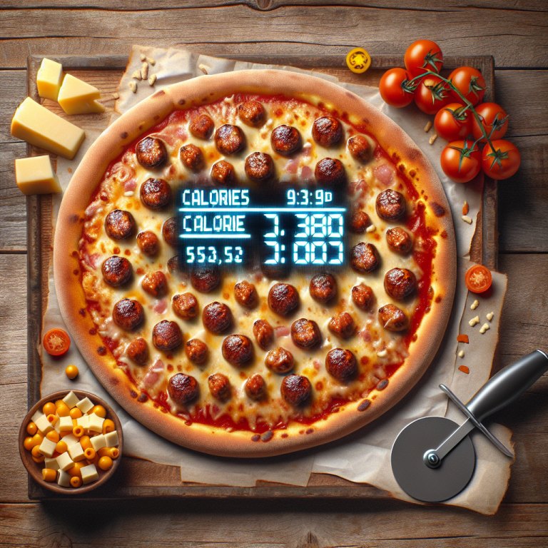 DominoʼS Medium Sausage Pizza Calories