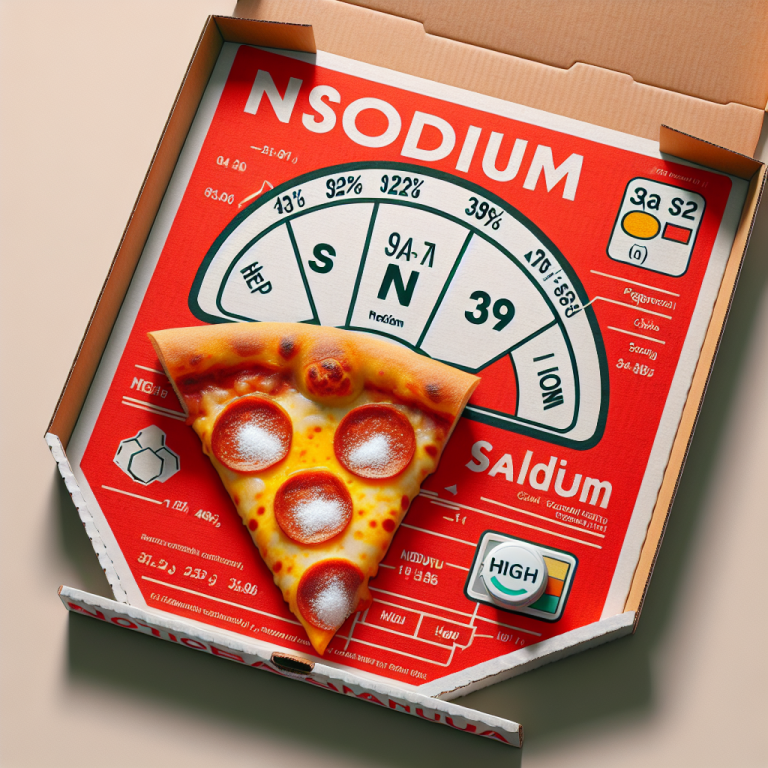 How Much Sodium In A Slice Of Dominoʼs Pizza