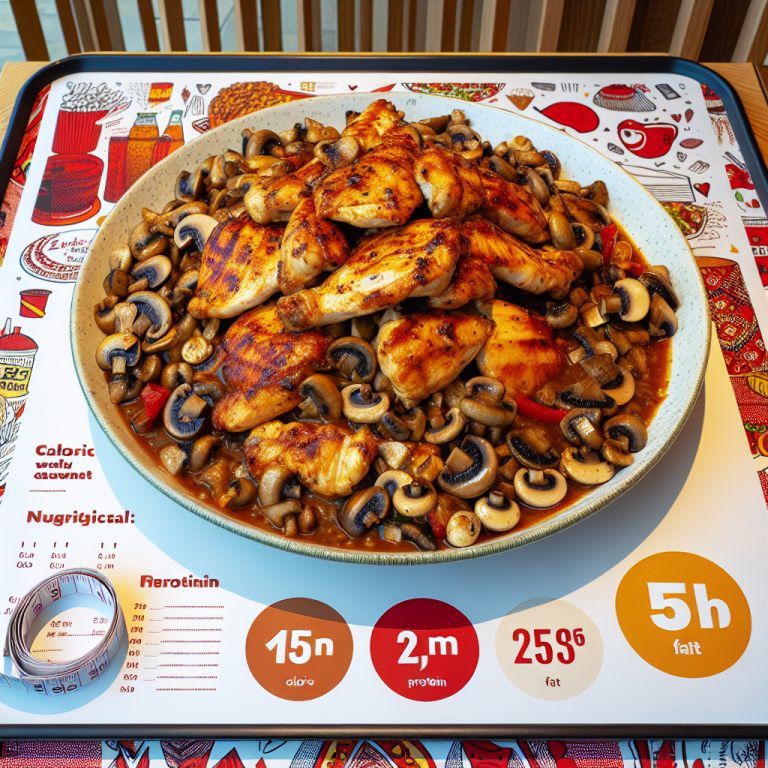 Panda Express Mushroom Chicken Nutrition