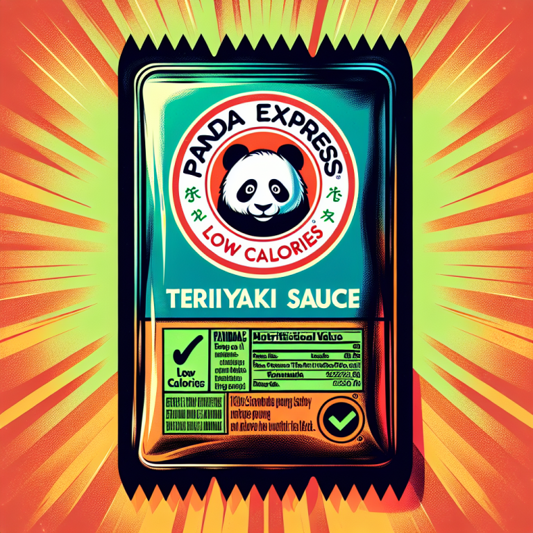 Panda Express Teriyaki Sauce Packet Calories