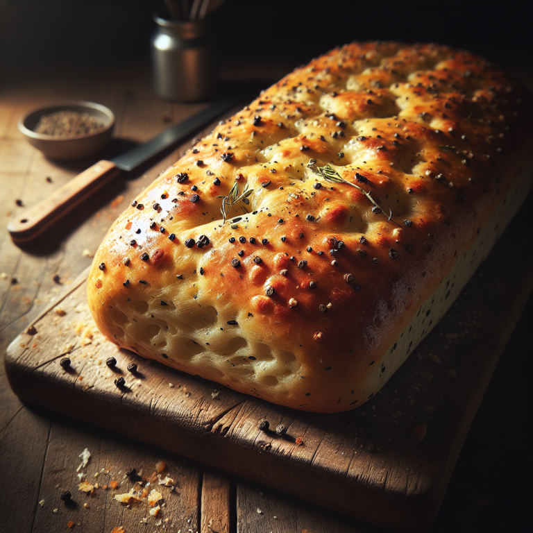 Panera Bread Black Pepper Focaccia