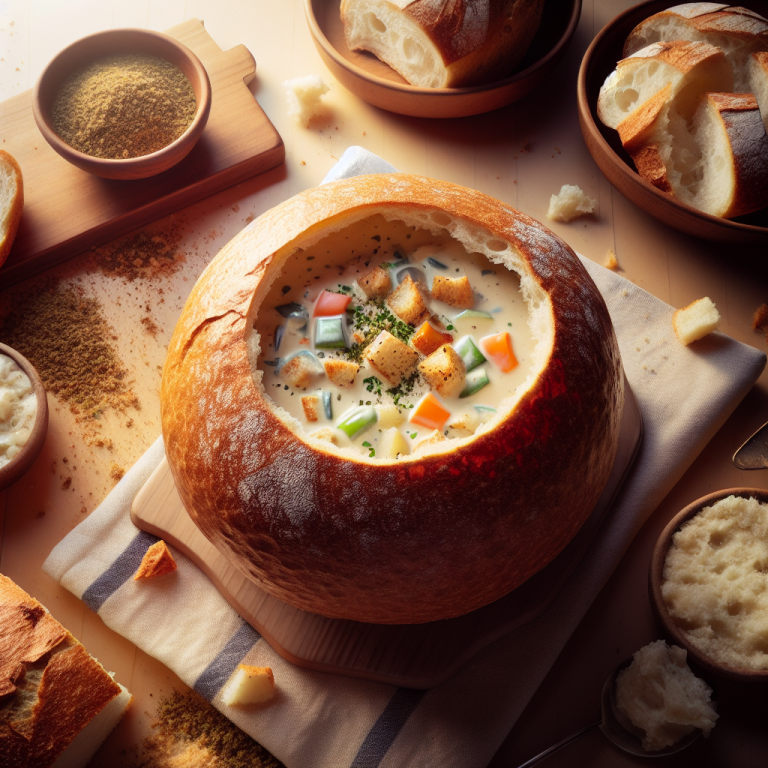 Panera Bread Bread Bowl Soup