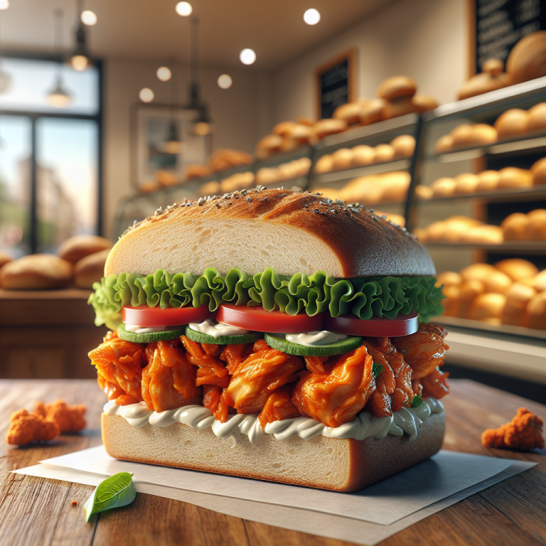 Panera Bread Buffalo Chicken Sandwich