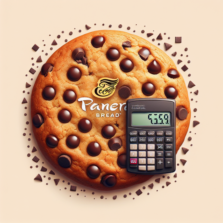 Panera Bread Chocolate Chip Cookie Calories