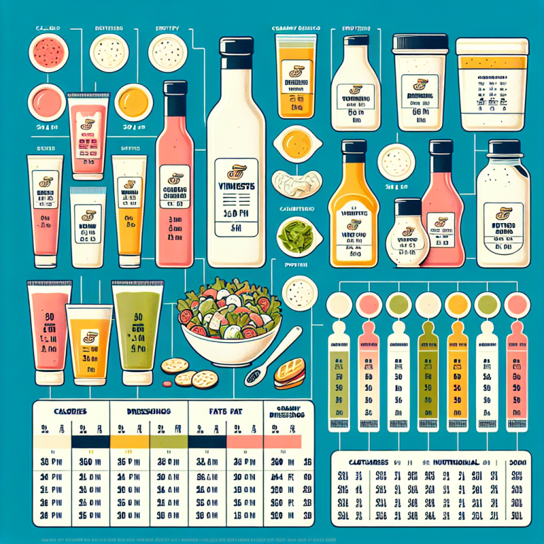 Panera Bread Dressings Nutrition