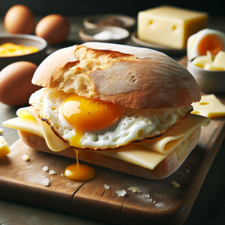 Panera Bread Egg & Cheese On Ciabatta