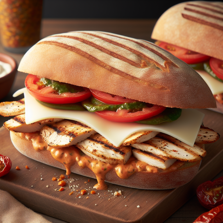 Panera Bread Frontega Chicken Panini